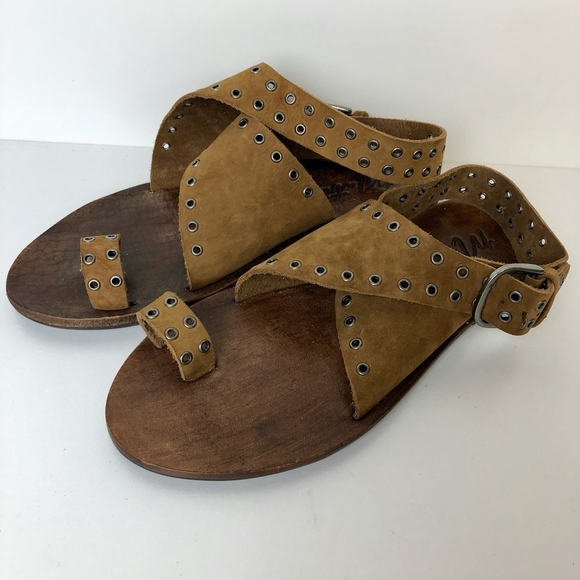Matisse Wrap Boho Rivet Sandals Toe Strap Sz 8 - Picture 3 of 5